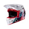 Kask motocyklowy z goglami Leatt Kit Moto 8.5 Royal Blue Red